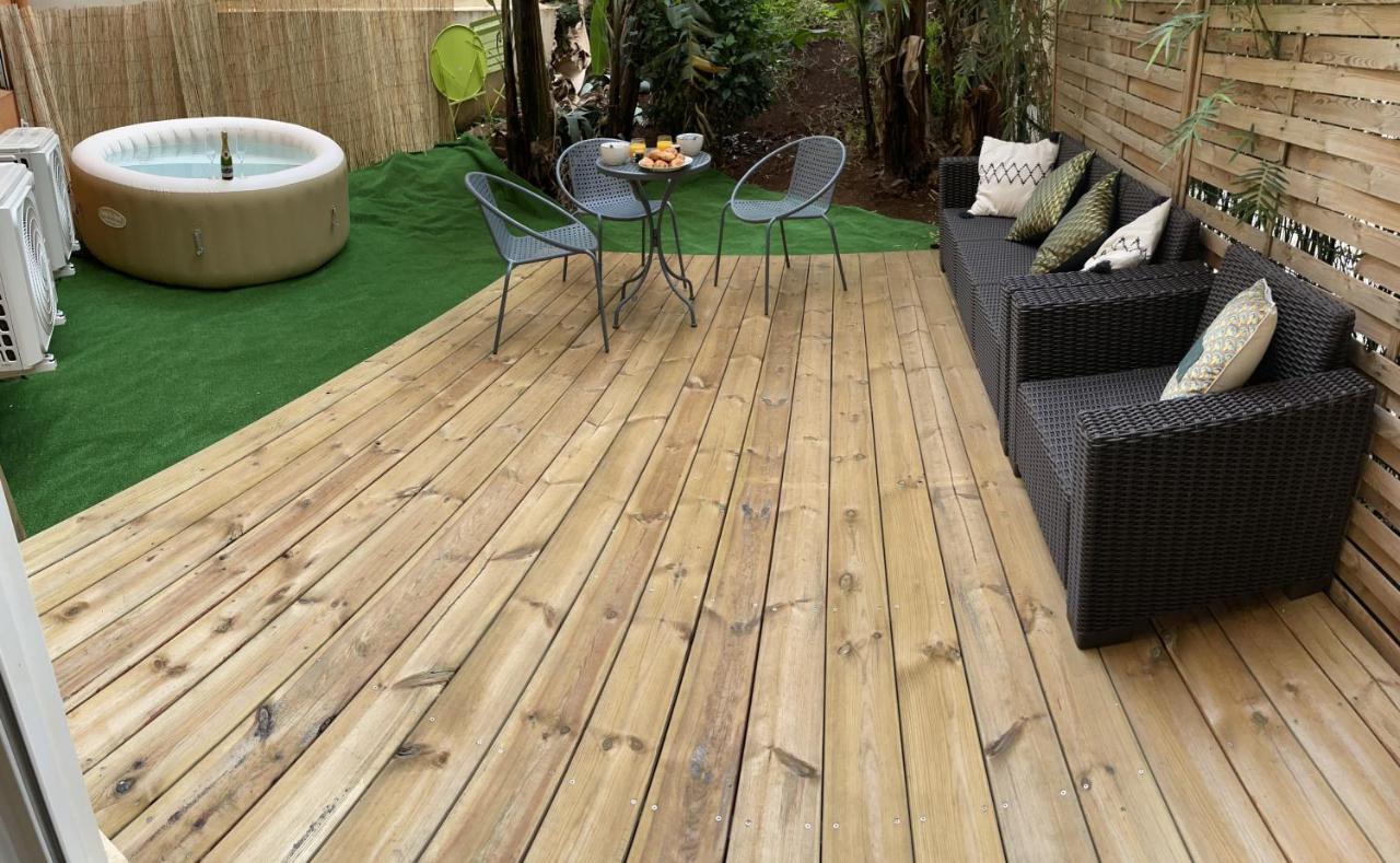 Nouveauté - L'Oasis - T3 - 70 M2 - Jacuzzi Saint-Denis Exterior foto
